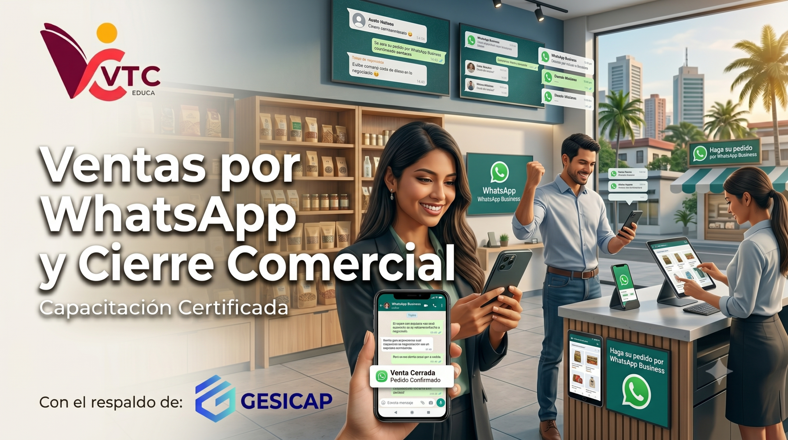 Ventas por WhatsApp y Cierre Comercial